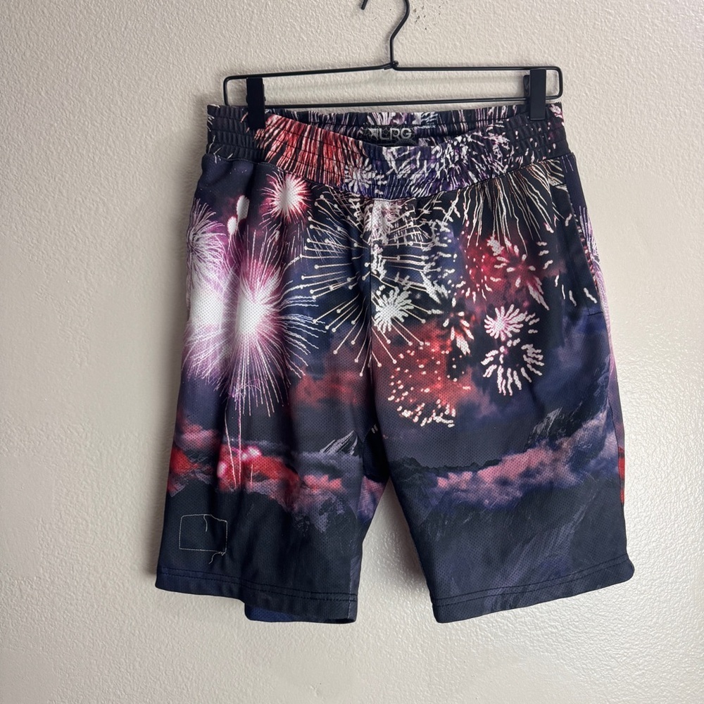 LRG Fireworks Shorts Size Medium